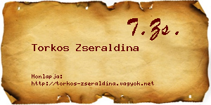 Torkos Zseraldina névjegykártya